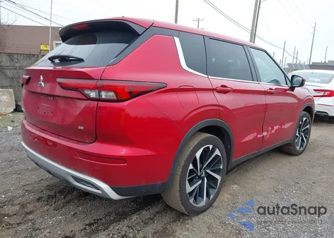 2024 Mitsubishi Outlander Se 2.5 2Wd/Se Black Edition S-Awc/Se Black Edition W/Pano Roof S-Awc из США, поврежденный, VIN JA4J3VA84RZ010773